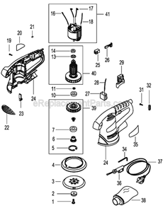 Part Location Diagram of 596355-00 DeWALT Bearing